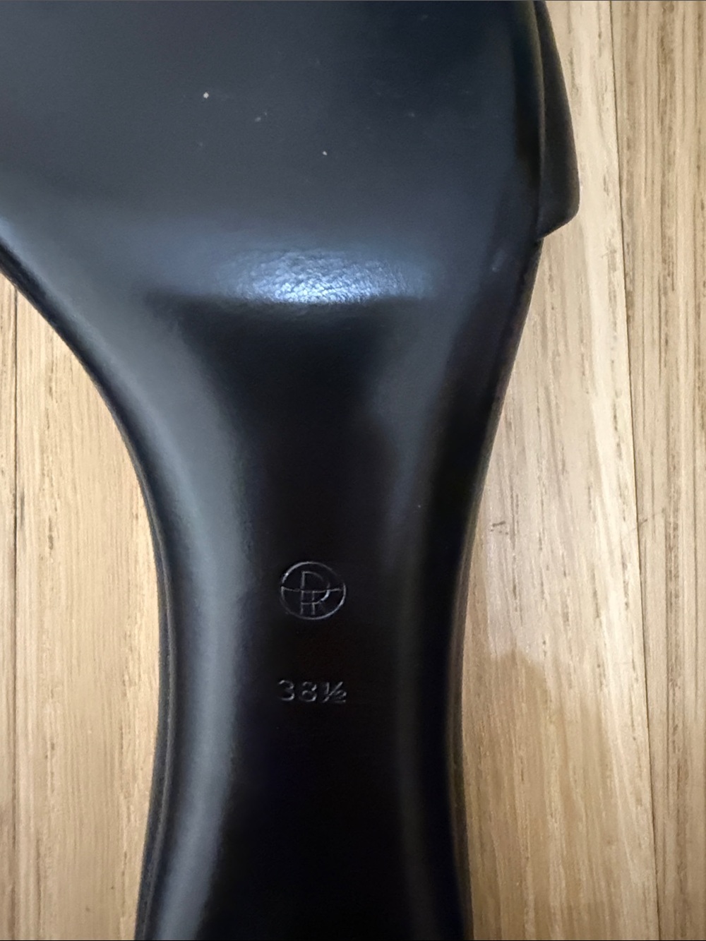 The Row Black Leather Square Slide Mules - New in Box - Picture 4 of 5